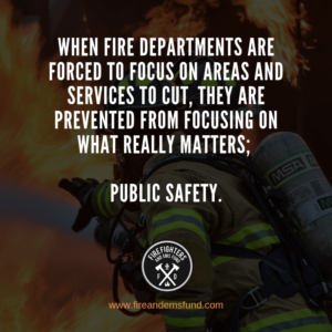 Firefighter – Budget Cut – Fireman controlling fire – How are budget concerns impacting fire departments and crews?