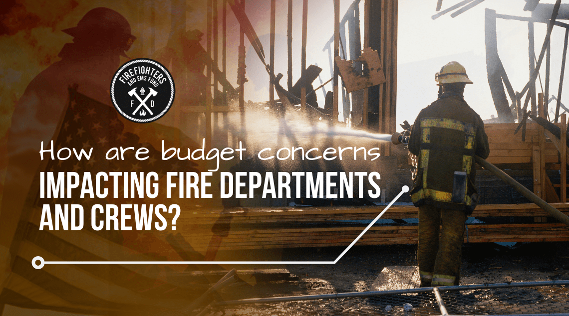 Firefighter – Budget Cut – Fireman controlling fire – How are budget concerns impacting fire departments and crews