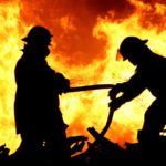 Firefighters in huge fire, firefighter fatality report