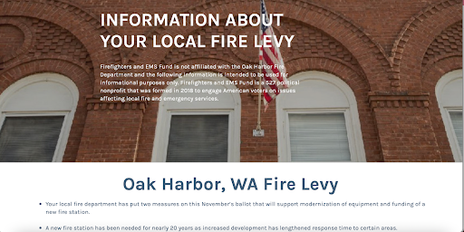 Oak Harbor Levy Information Website by Firefighters and EMS Fund
