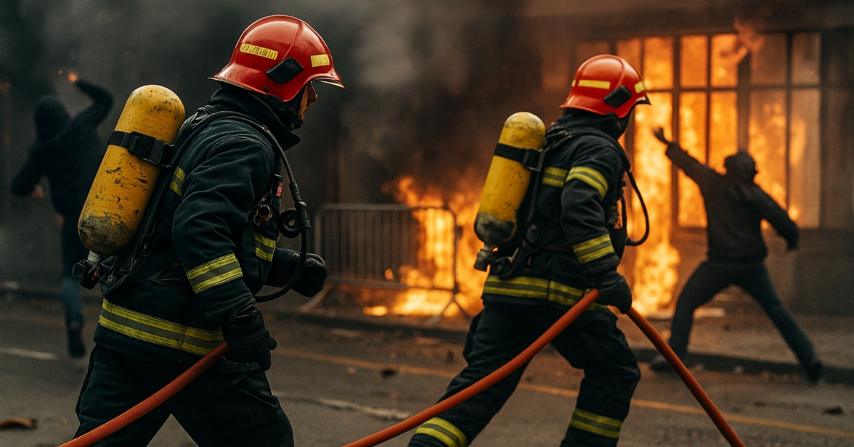What Are Firefighters Trained to Do During Riots and Protests - Featured Image